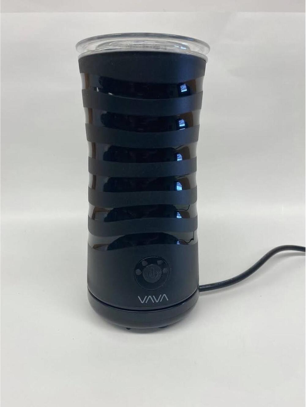 VAVA Electric Milk Frother with Detachable Base - Black New Tested in Open Box